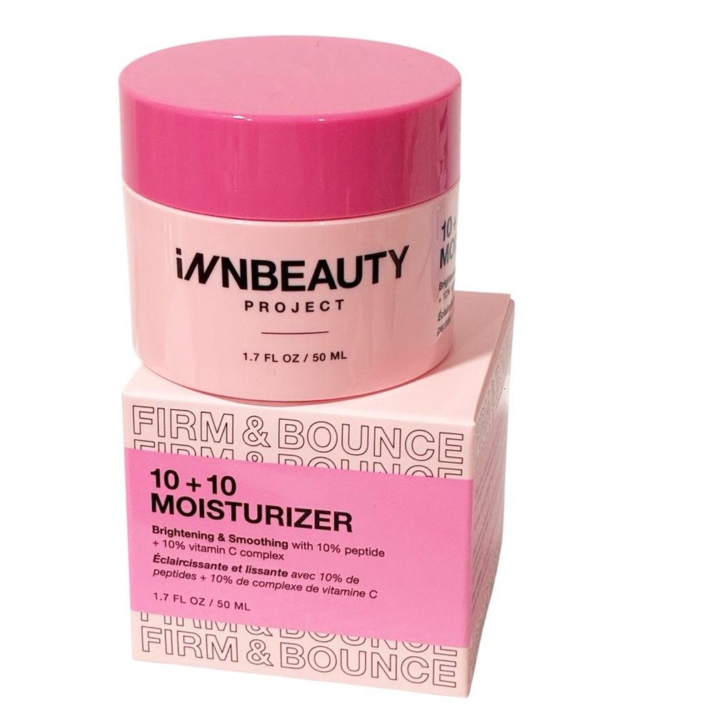 iNNBEAUTY‎ PROJECT 10 + 10 Moisturizer with 10% Vitamin C Fragrance Free 1.7 NEW